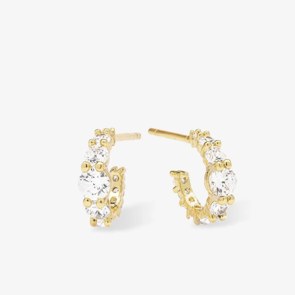 "Oh She Fancy" Gold and White Huggies